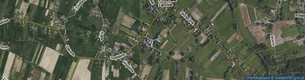 Zdjęcie satelitarne Szkolna ul.